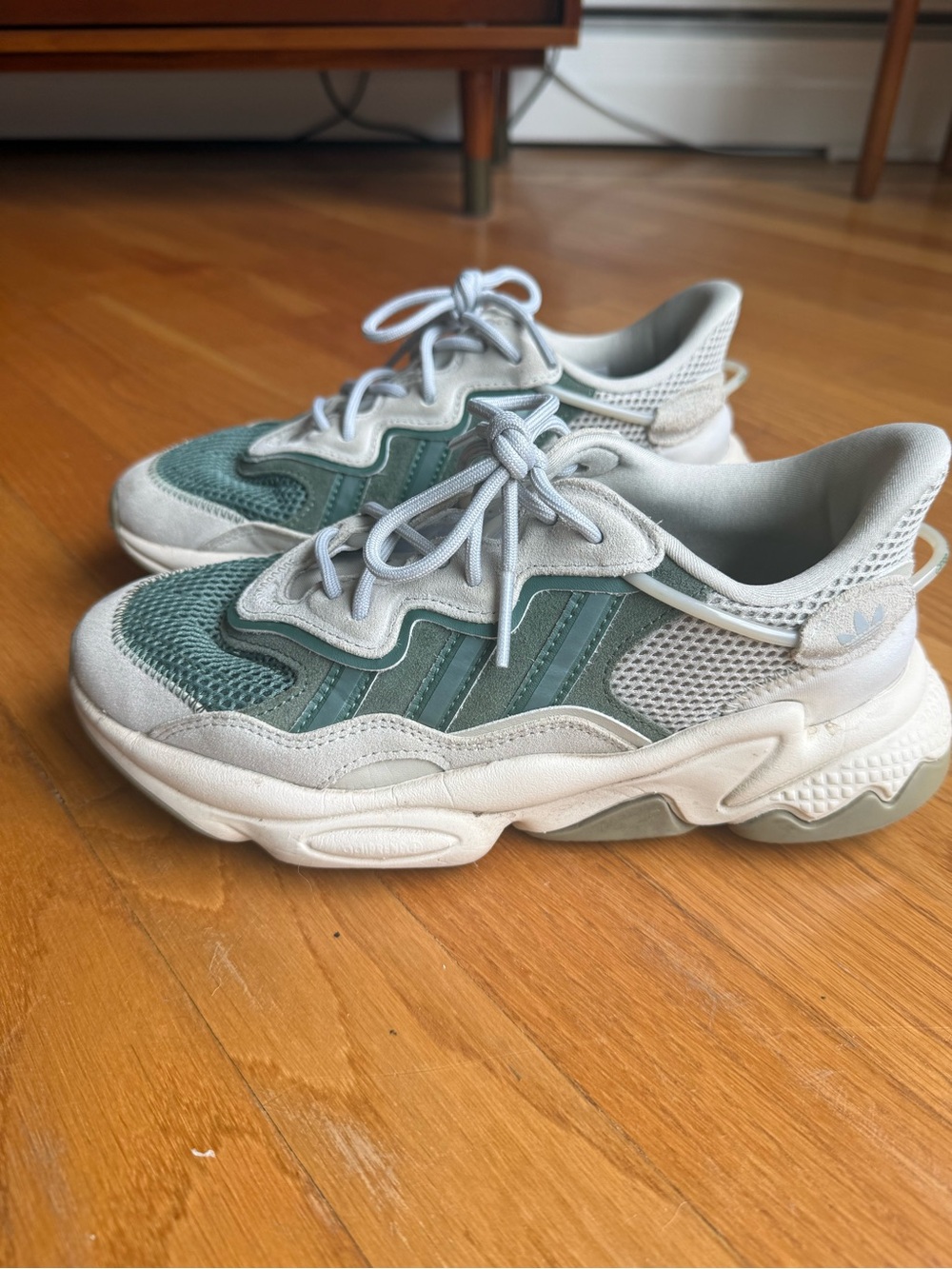 adidas OZWEEGO Runner Sneakers - Green and Taupe